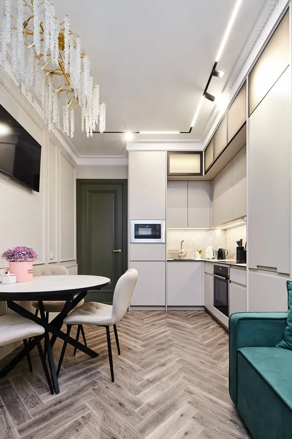 Проект 1-комнатной квартиры LIKE A DIAMOND.