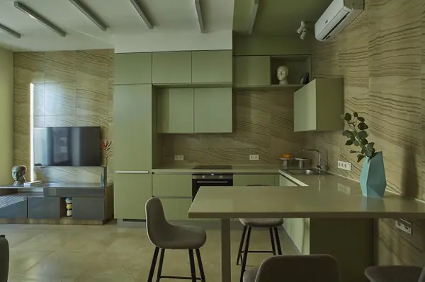 Кухонный гарнитур SOLO + ручка GOLA