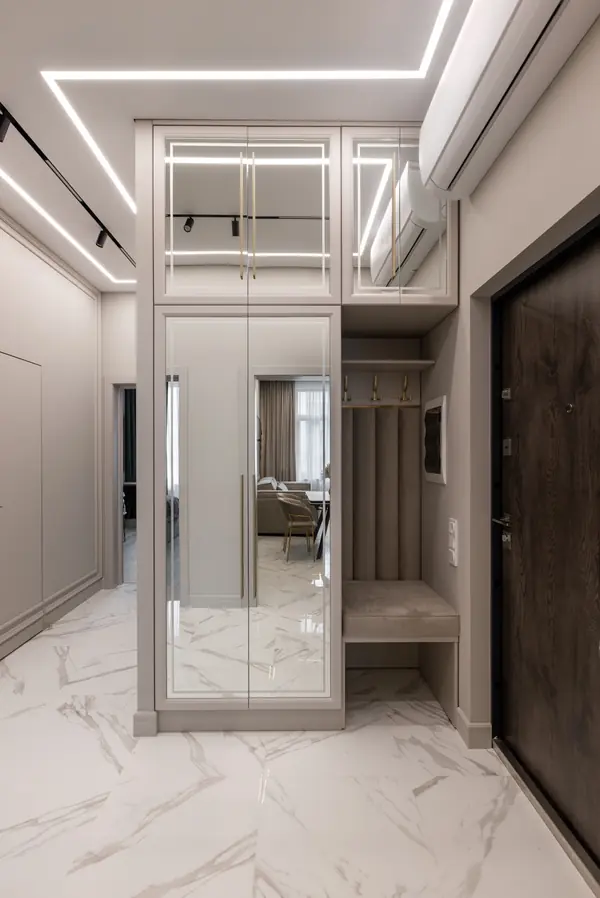 Светлая квартира в цвете кашемир