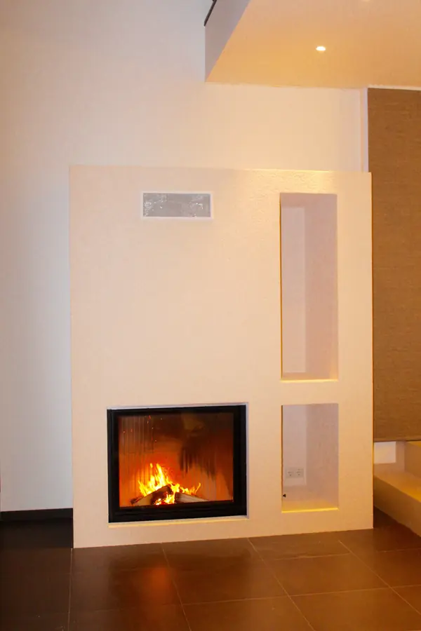 Топка EdilKamin (Италия) модель Cristal 90 в индивидуальной облицовке