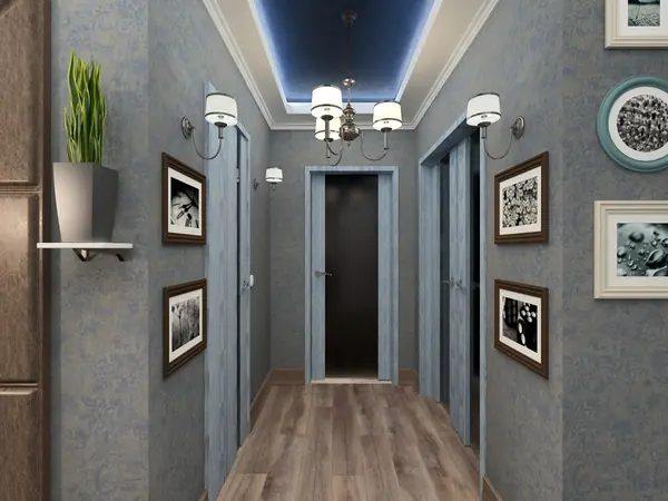 Дизайн интерьера однокомнатной квартиры.Современная класиика