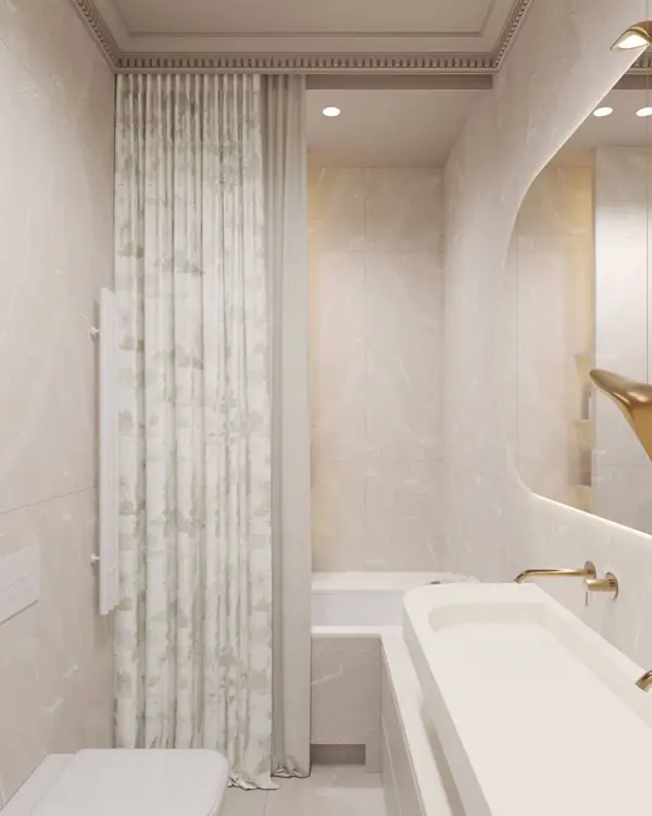 Светлый детский санузел 5 м².