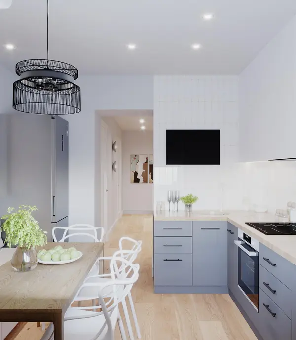 Дизайн светлой кухни