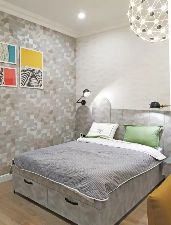 Подростковая комната с элементами лофта