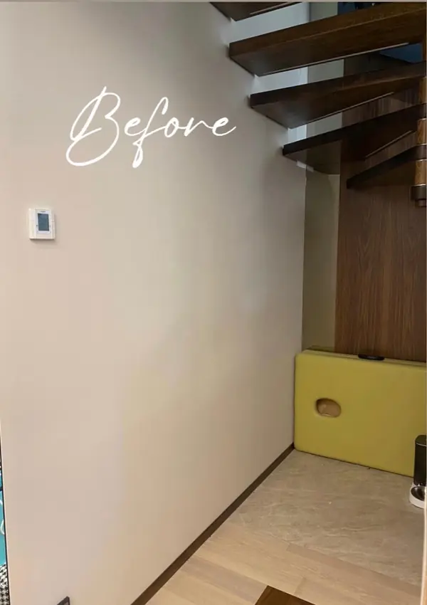 Настенный комплекс для кошек из шпона американского ореха