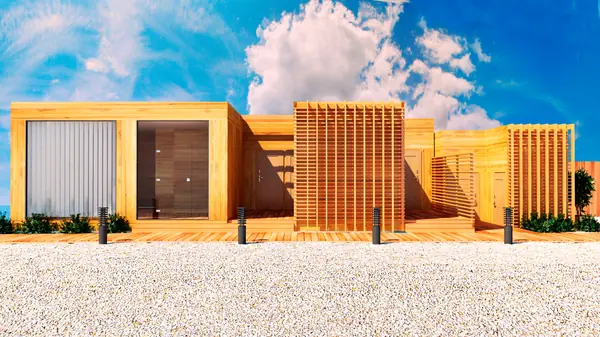 Экстерьер пляжной сауны при гостинице Hyatt Regency