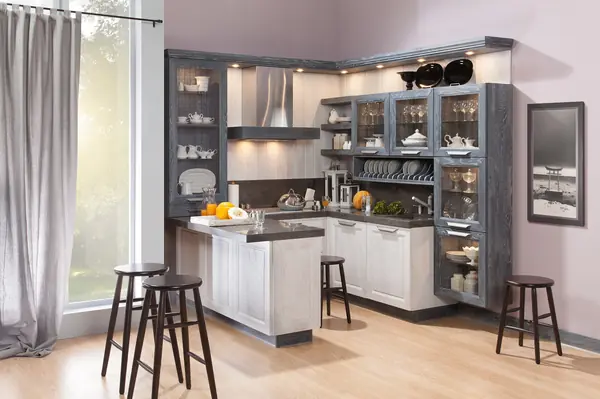 Кухонный гарнитур "Агата" серый агат