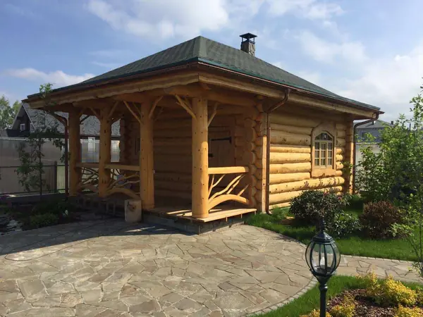 Баня из кедра "Петергоф"