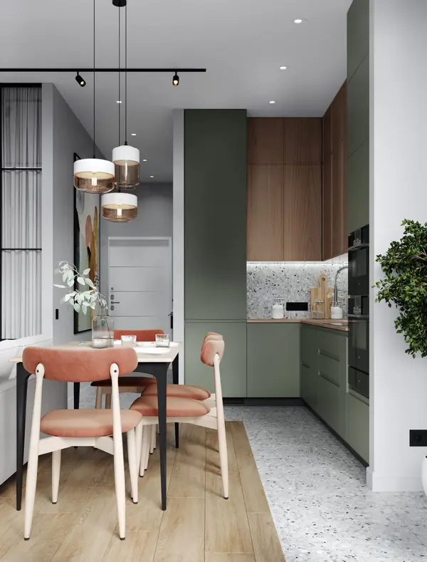 Дизайн-проект однокомнатной квартиры в современном стиле