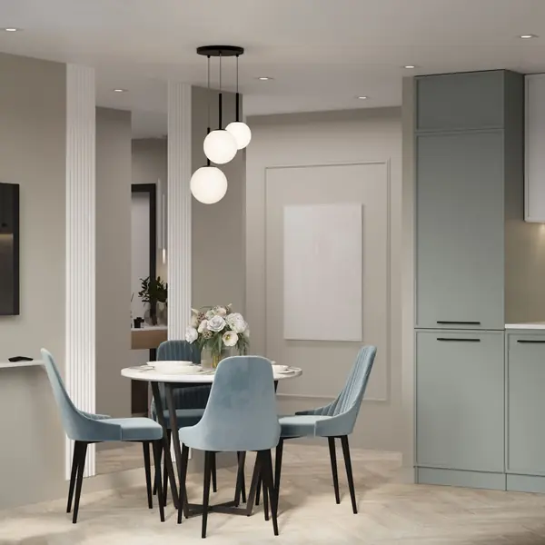 Нежная и уютная квартира ЖК Дмитровский парк