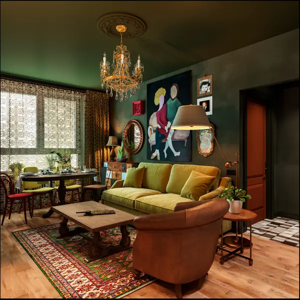 Дизайн квартиры 60 м2 в новостройке от ПИК 2 вариант