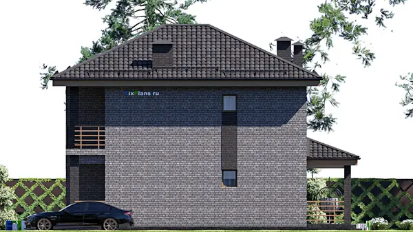 Проект двухэтажного дома 13х9 м S136м2 F-17018