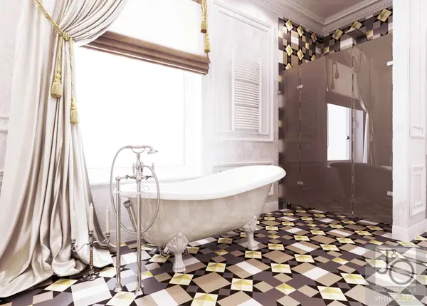 Элегантная классика с метлахской плиткой