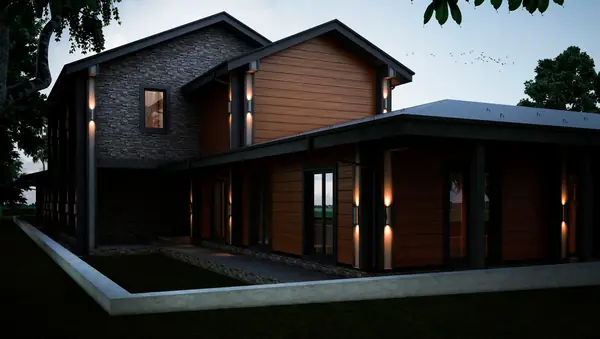 Проект дома в скандинавском стиле