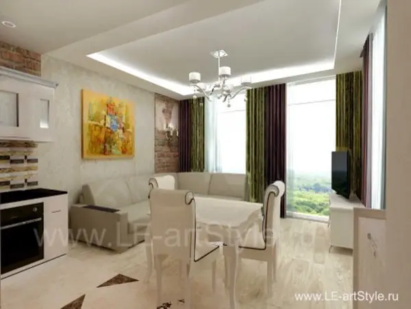 "Дыхание стиля Лофт" для маленькой квартиры