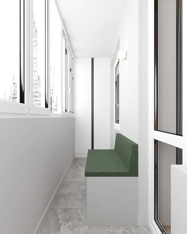 Дизайн интерьера квартиры в современном стиле площадью 47 м2