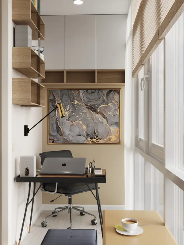 Проект №4 Лоджия с панорамным остеклением