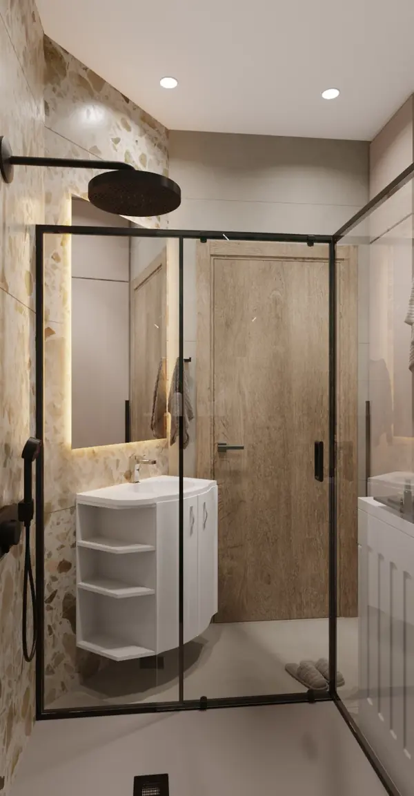 Современный дизайн-проект в пастельных тонах