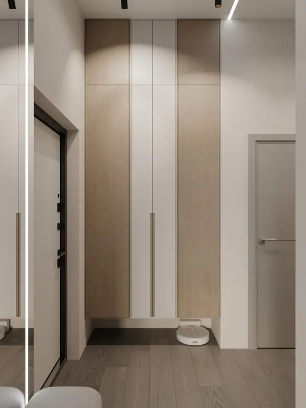 Светлая квартира для семьи из двух человек