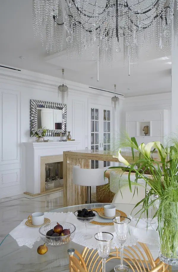 Неоклассика: квартира 140 кв.м. в ЖК "Сады Пекина"