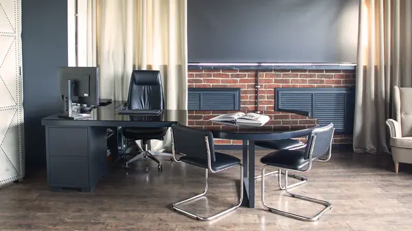 Кабинет в стиле лофт