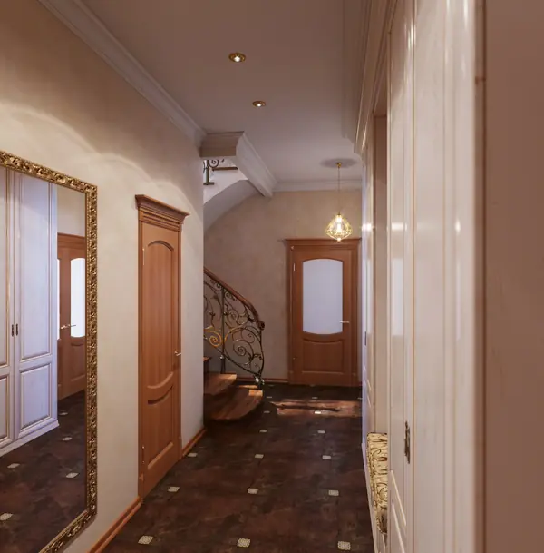 Интерьер бревенчатого дома