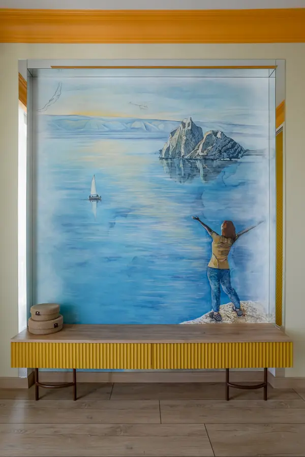 Реализованный проект яркой квартиры в ЖК "Мичурин"