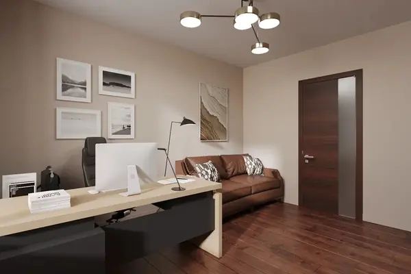 Ремонт квартиры в спокойных и теплых тонах