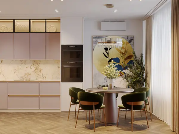 Интерьер трехкомнатной квартиры