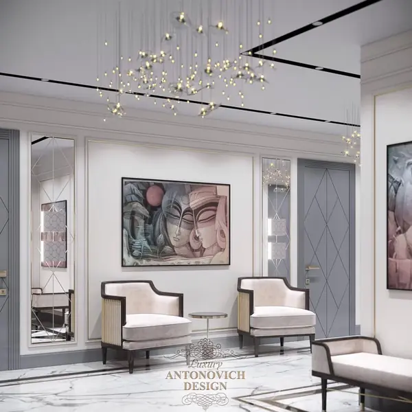 Стильный современный интерьер квартиры от дизайнеров Luxury Antonovich Design