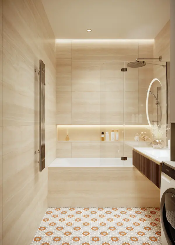 Дизайн-проект ванной комнаты