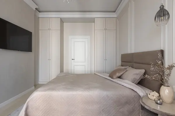 Четырехкомнатная квартира в стиле неоклассика 164 м2