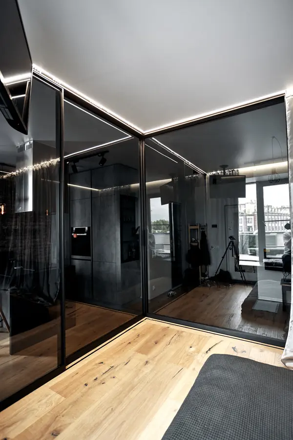 Угловая интерьерная перегородка raumplus