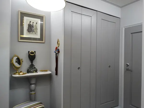 Квартира 70 м2 оттенки серого