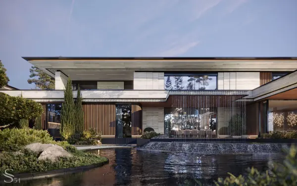 Вид на особняк в Рублево