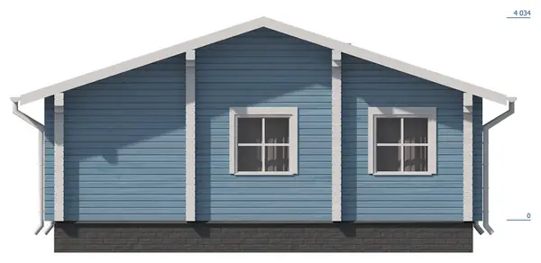 Дом из профилированного бруса "Солнечногорск"