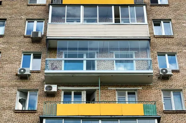 Панорамное остекление на фасаде