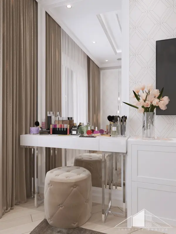 Дизайн трехкомнатной квартиры в стиле неоклассика