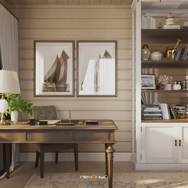 Дизайн интерьера загородного дома для большой семьи