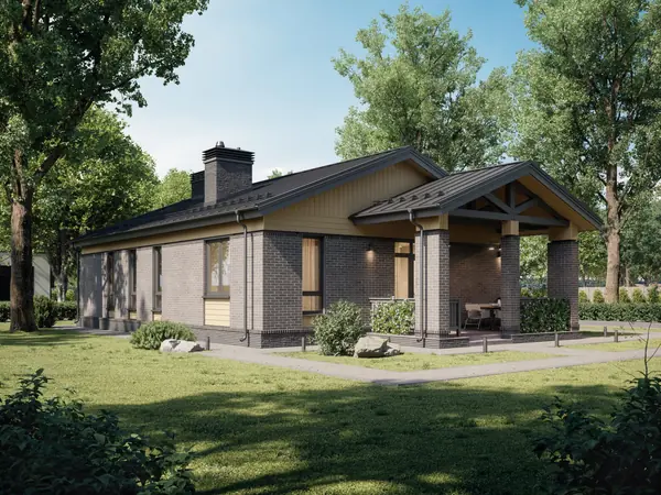 Проект дом из газобетона Тип 16-ГБ