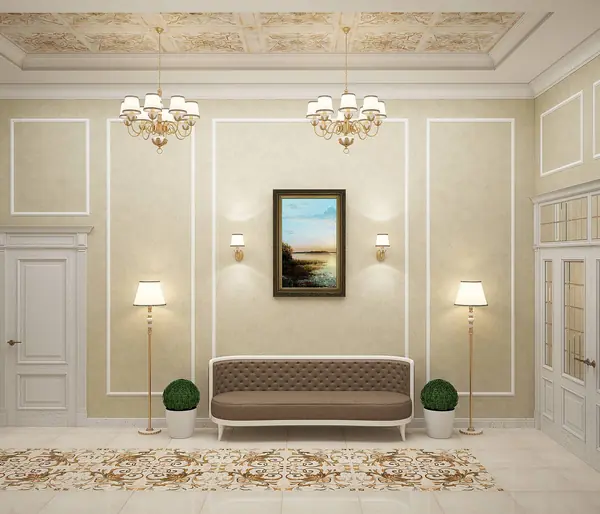 Дизайн интерьеров особняка.Классика