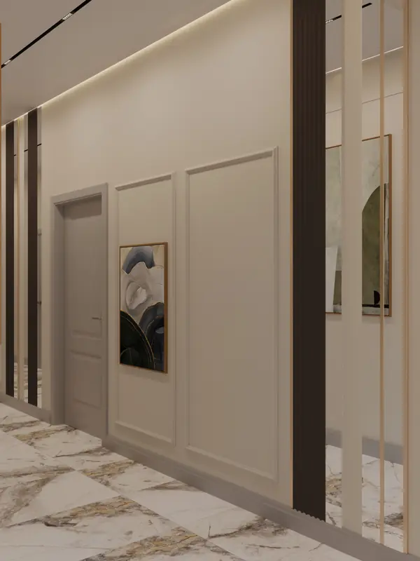 Современный проект квартиры 116 м² для семейной пары