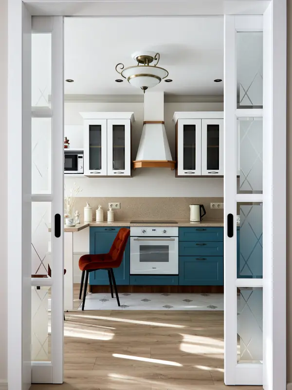 реализованный проект кухни в ЖК 7 Континент