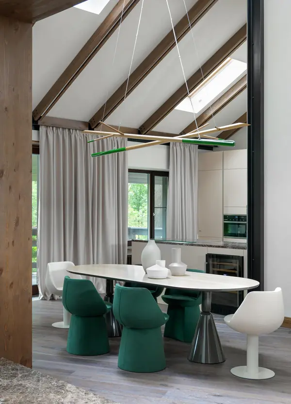 Столовая. Загородный дом Шале