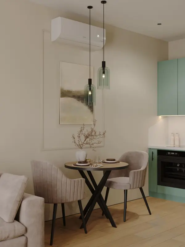 Дизайн однокомнатной квартиры по адресу: улица Эдварда Грига, дом 14