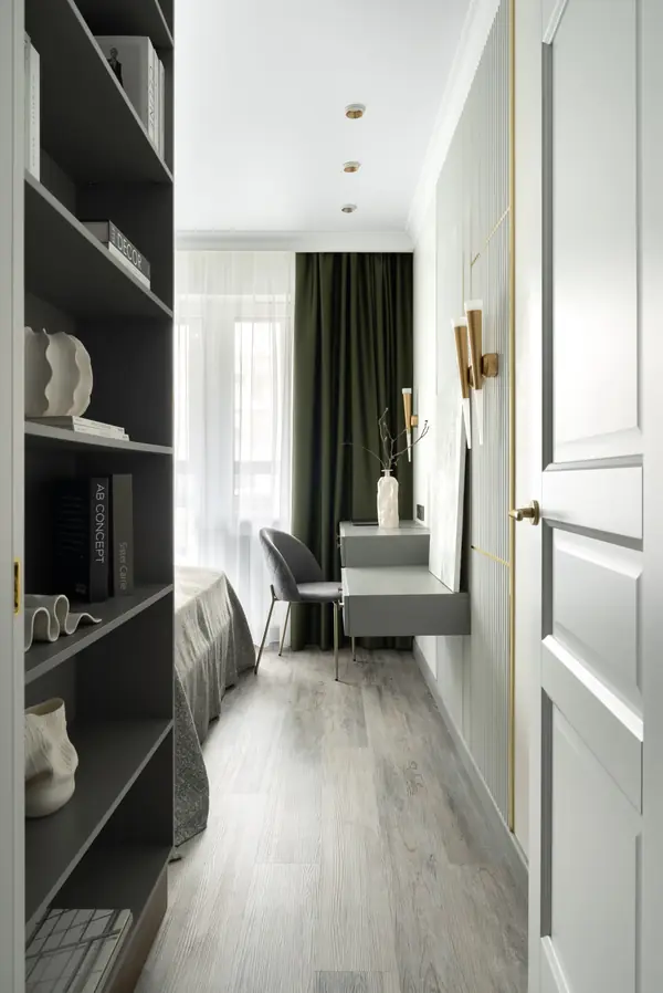 Неоклассика с акцентами индиго