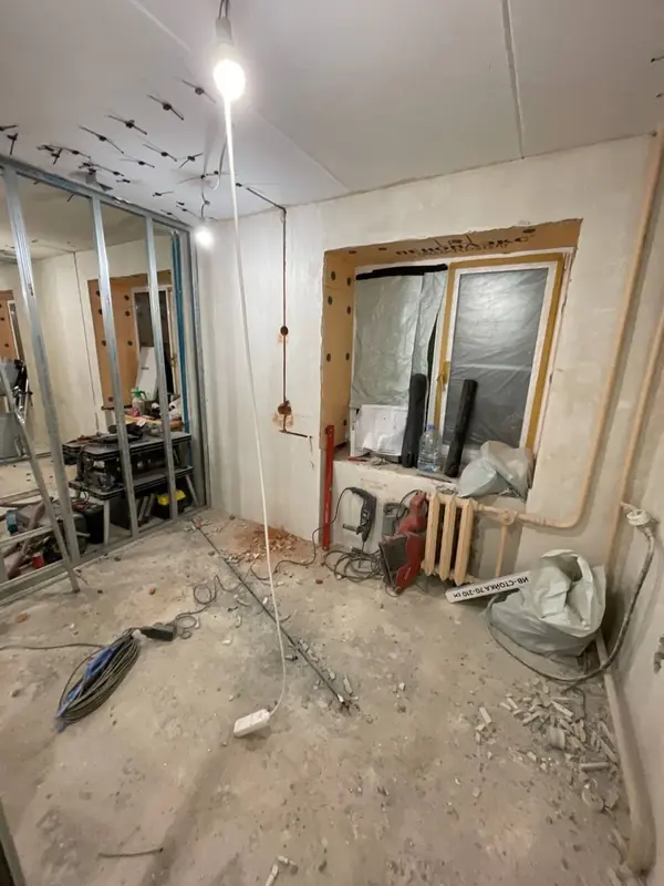 Капитальный ремонт двухкомнатной квартиры 56 м2 на Кораблестроителей 19. (2025г)