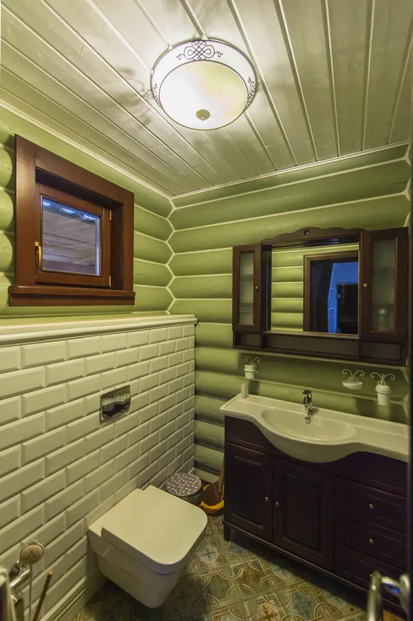 Нouse in a pine forest