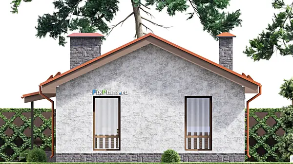 Проект одноэтажного дома 9х10м S59м2 F-14768