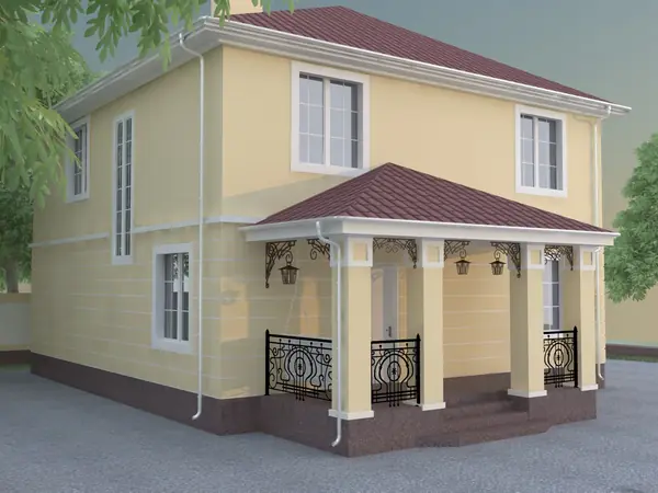 Коттедж в классическом стиле